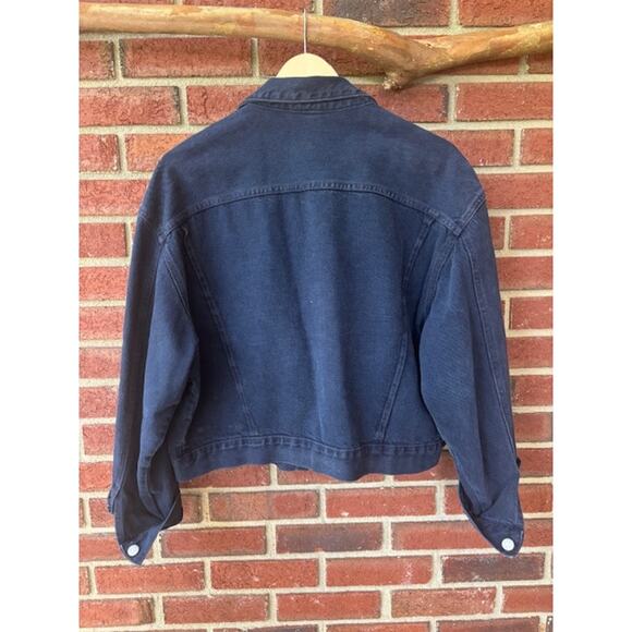 Vintage Guess Denim Jean Jacket in Dark Blue - Size XL - Picture 2 of 5